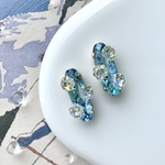 daisy dots “sea foam” pierce / earring