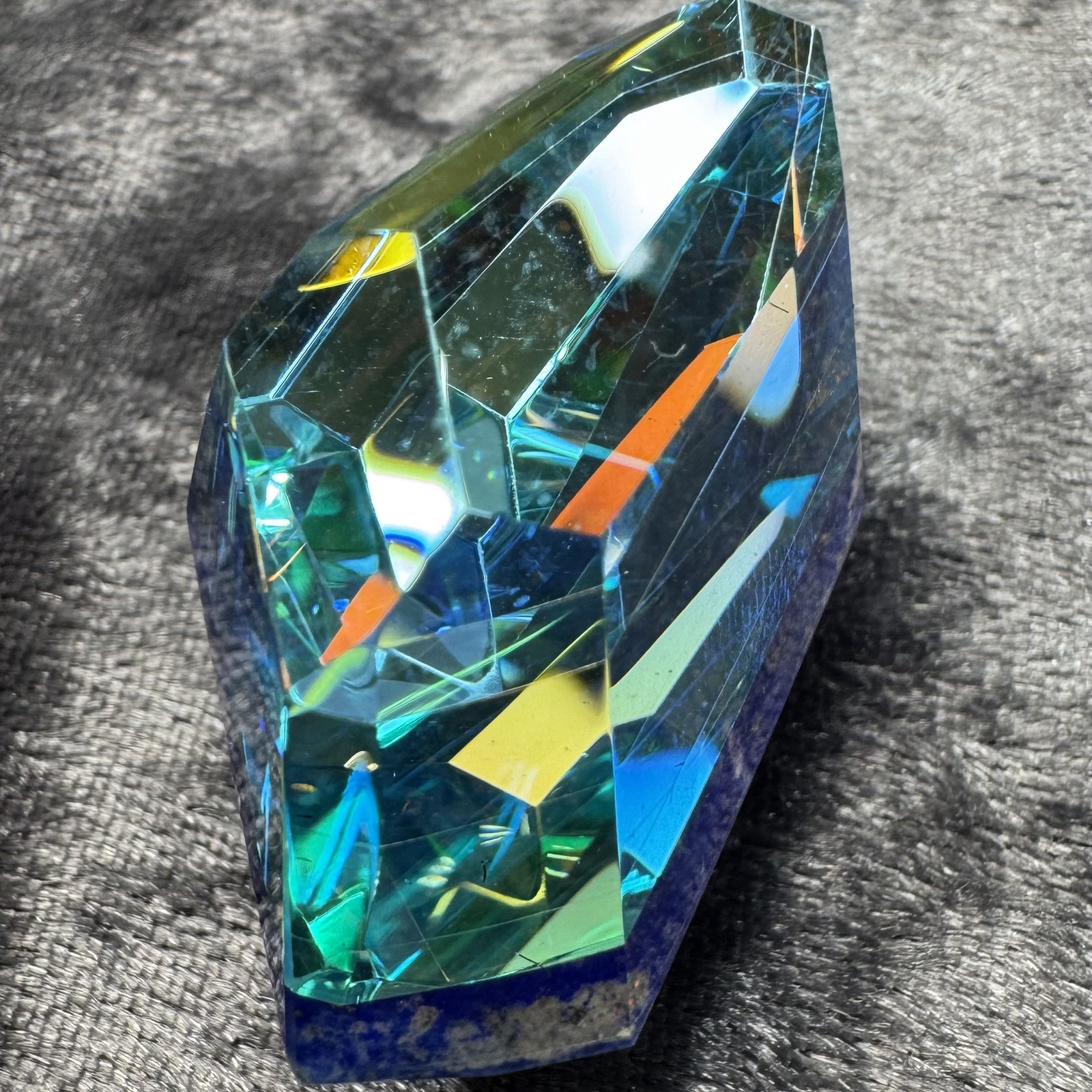 Glass Studio Hand ダイクロキューブ ダイクロガラスキューブ ”第六感” ネックレス・ペンダント glass