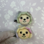羊毛フェルト猫コサージュB
