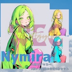 Nymira 人物ステッカー 6枚セット