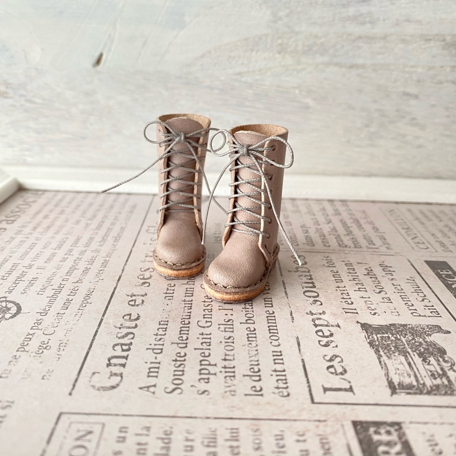 好きな色でオーダー】プチブライスミニチュア靴【素足タイプレース