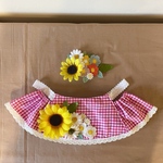 【元気印のひまわりドレス】ラボット☆服☆ハンドメイド☆ワンピース