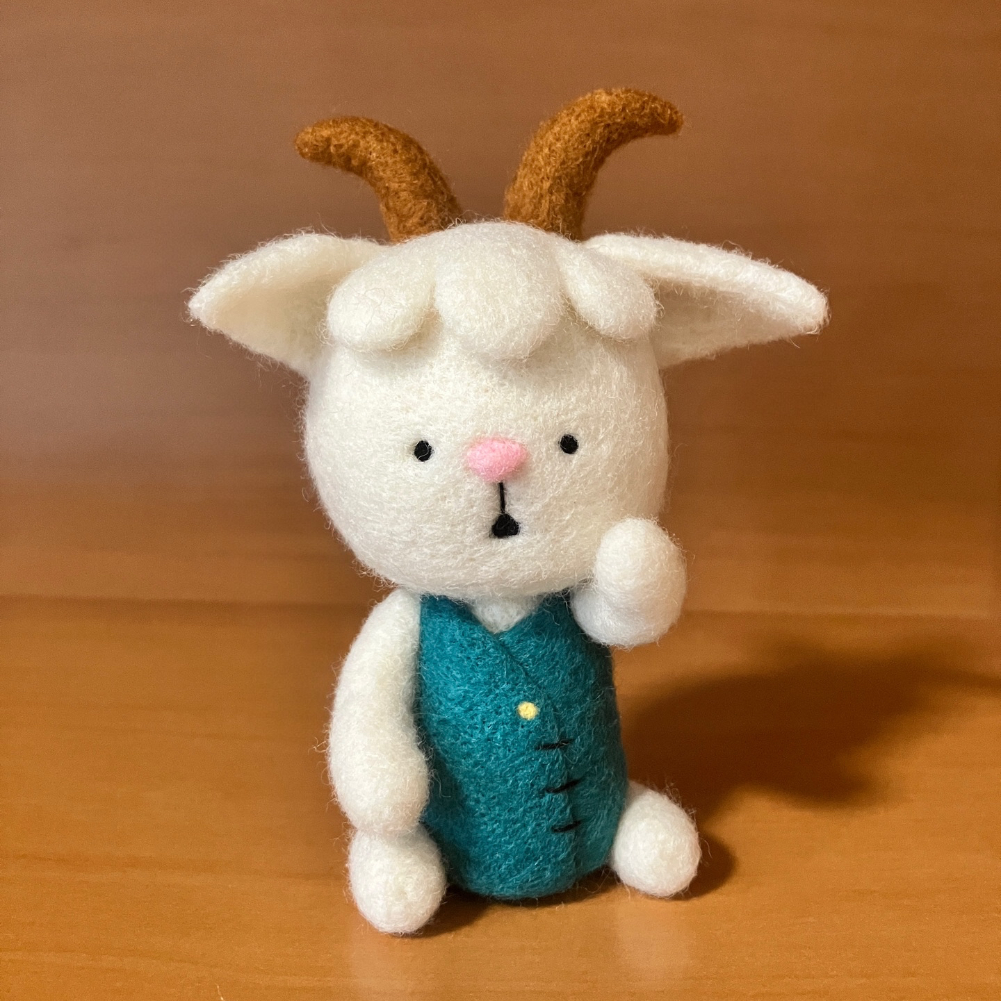 羊毛フェルト ヤギ - もたけな | minne byGMOペパボ 国内最大級