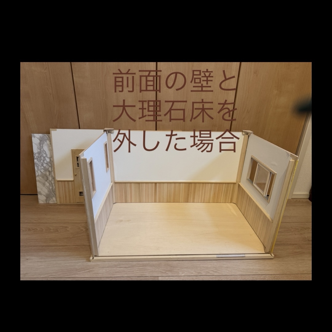 1 / 6 ドール用 モダン洋風 ホワイトクローゼット セット