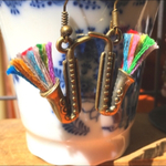 再販サックスで奏でるカラフルな音色イヤリングorピアス