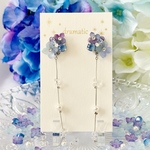紫陽花の行方（イヤリング・ピアス）