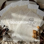 〜エンボスペーパー〜ホワイトcolor〜Aコラージュ・ジャーナル素材etc