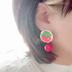 りんごのおうちピアス