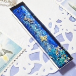 ☆夜空を舞う蝶～宇宙塗りレジン～☆