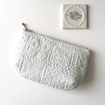 ミナペルホネン・foresttile のふっくらポーチ  