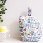 【J様専用ページ】保冷マグポーチ*リバティForgetMeNotsブルー