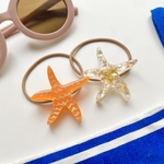キッズ レジン sea collection ヒトデ star fish ヘアゴム 2本セット carrot