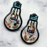 電球水槽ピアス(金魚)