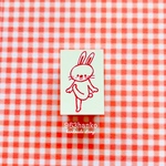 963hanko ラバースタンプ: うさぎのダンス