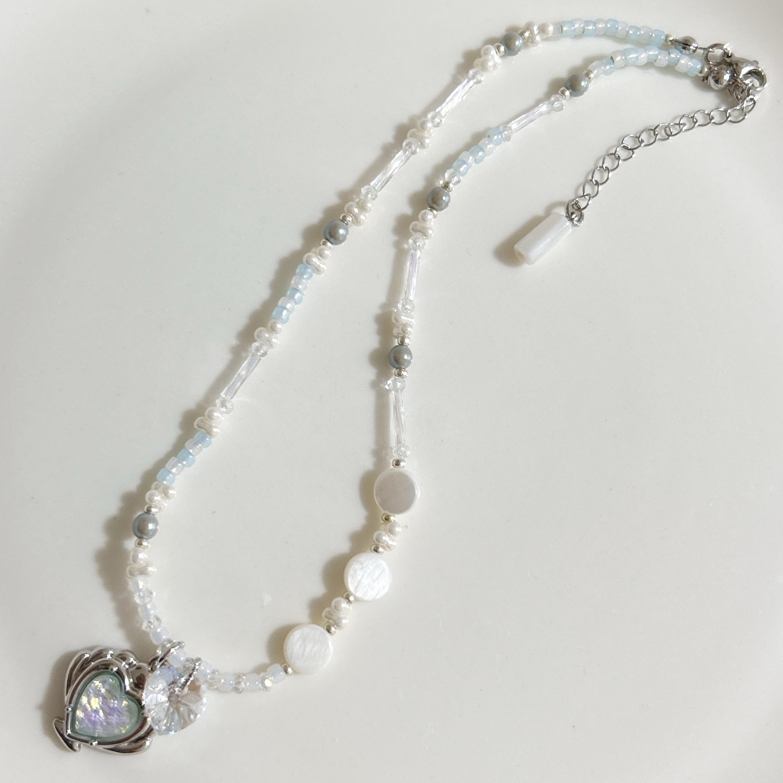 no.193／a'moureve ビーズネックレス ハンドメイド - 𝔸