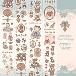 Cherish365【Little Sailor Bear’s Voyage】型抜き 水晶インク 白インク PETテープ　CHO674