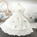 【先行販売開始】花柄Vネック風ワンピース【オビツ11/10cmサイズ】