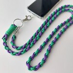 スマホ用ショルダーストラップ【パラコード編み★カラフルCOLOR★】