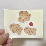 たいやきミニシール3枚セット