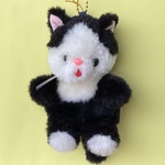 ぬいぐるみチャーム　ねこ　C-006