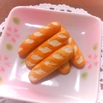 ミニチュア食品サンプル  フランスパン(大)５個セット  ハンドメイド