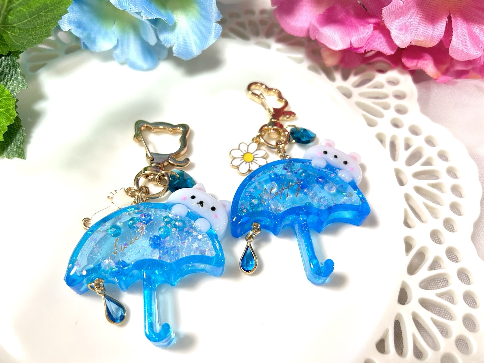 レジン ひまわりキーホルダー - KIRARA-777'S GALLERY | minne
