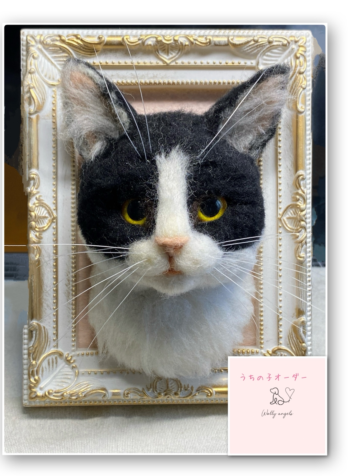羊毛フェルト☆トイプードル☆コンチネンタルクリップ☆シルバー 羊毛フェルト シルバー トイプードル（コンチネンタル クリップ