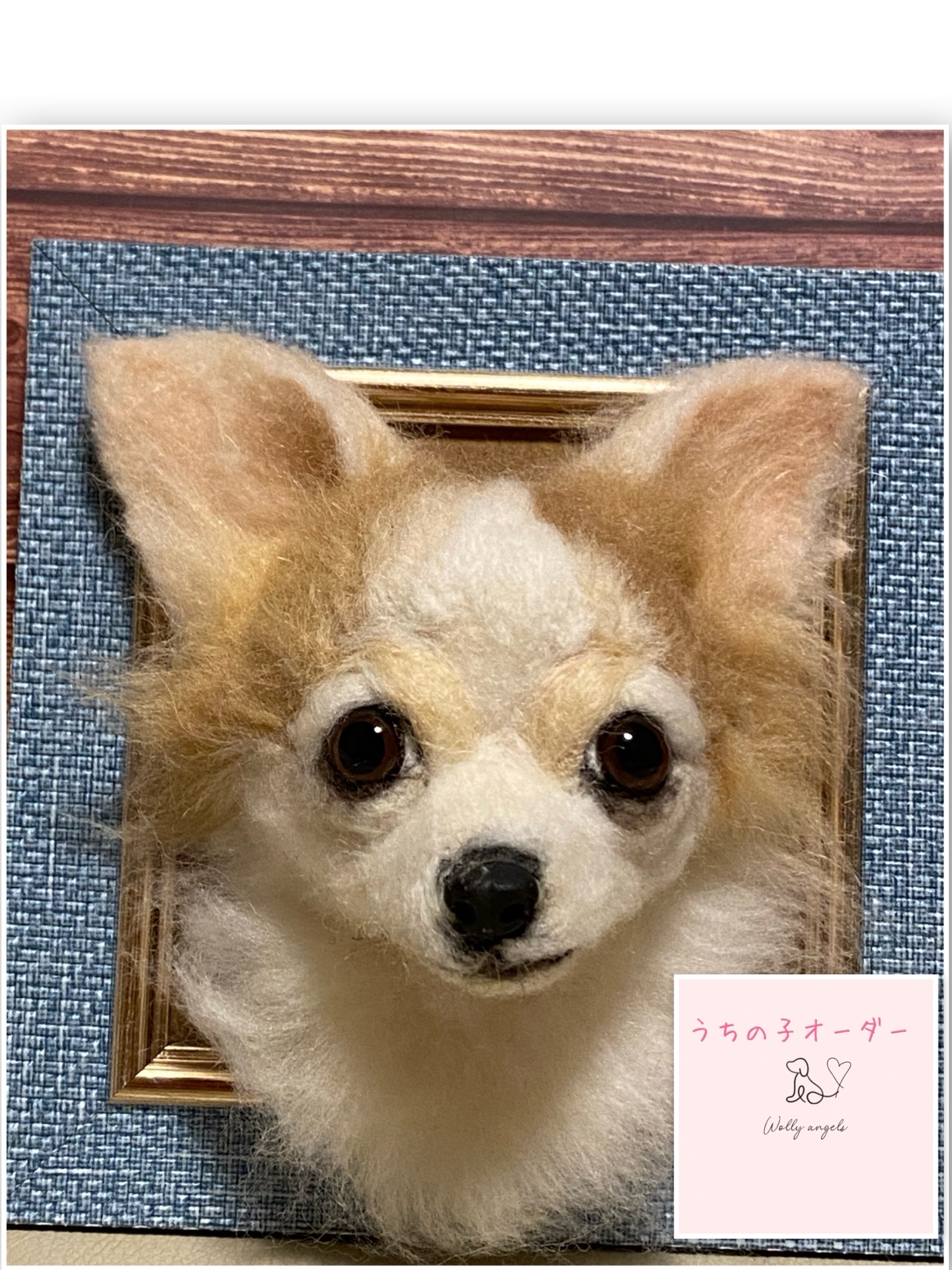 羊毛フェルト シルバー トイプードル（コンチネンタル クリップ