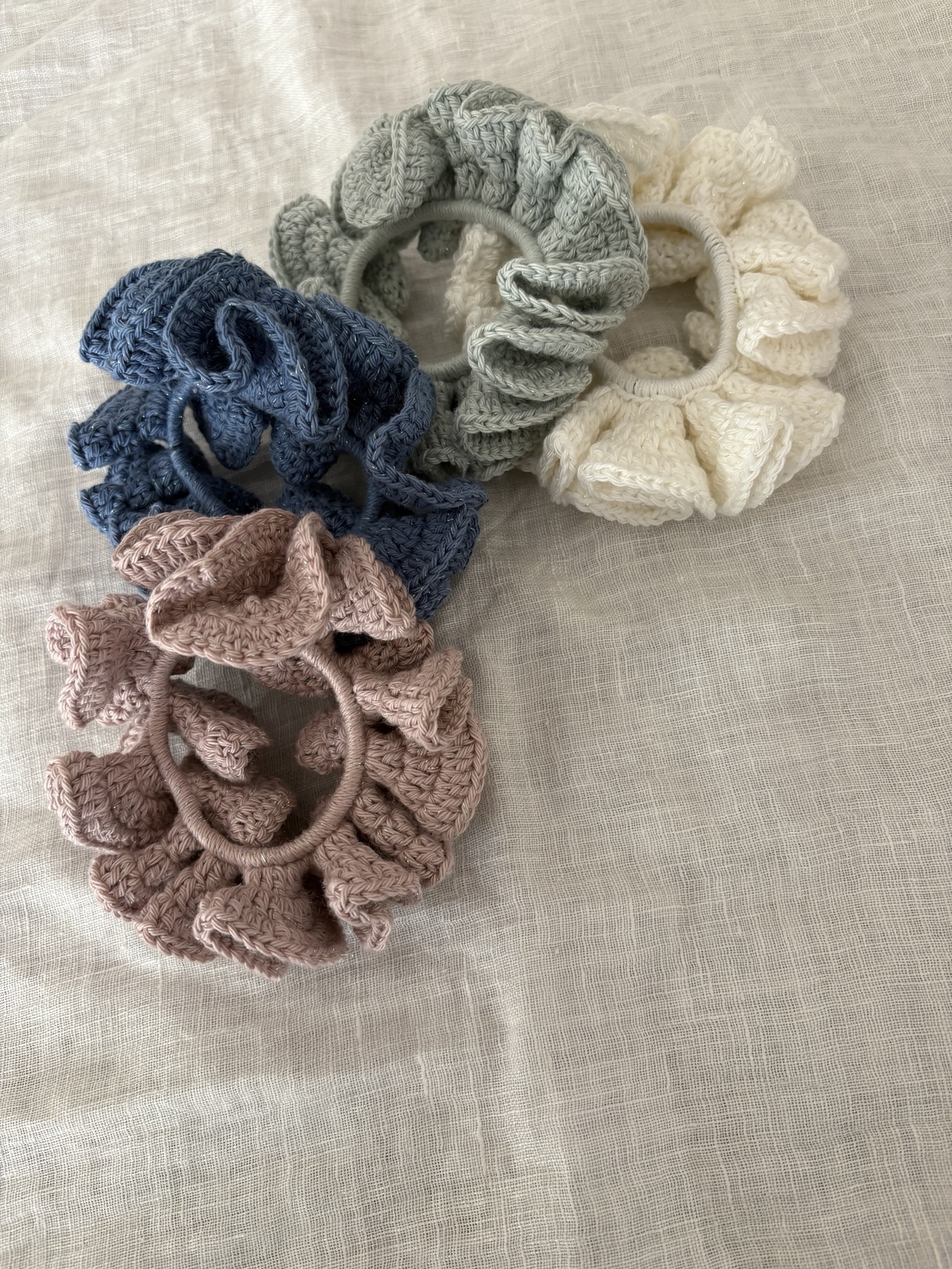 ニットのシュシュ - couleur craft | minne byGMOペパボ 国内最大級の 