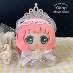 ぬい服 10cm 着せ替え ちびぐるみ ぬいぐるみ服 ウェディングドレス  3点セット 結婚式 花嫁 ホワイト