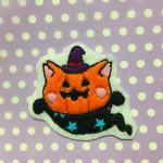 カボチャねこのワッペン