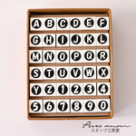 アルファベット数字スタンプセット  ABS-01