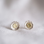 真鍮&シルバーピアス daisy