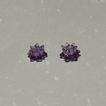 こんぺいとうピアスorイヤリングS★ブドウ