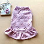 missee-p様専用作品　ナチュラルレース風ニットワンピース　アンティークローズ