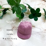 🆕momoko、rurukoサイズ　ピンクキャップ🧢