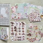 コラージュノート & カットペーパーセットC〜お裾分けファイルなどに！