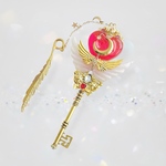 魔法少女のムーンハートキー【スワロフスキー使用】