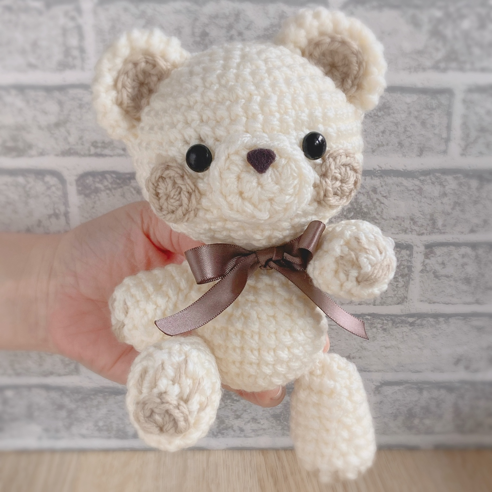 くまのあみぐるみ キーホルダー - YON | minne byGMOペパボ 国内最大級