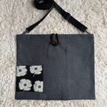 採尿バッグ（ウロバッグ）カバー　(下部穴　中央開き)