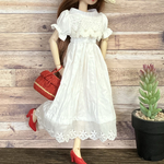 シワ加工ワンピース☆22センチドール洋服ドール服ドール22㎝ドール服1/6ドール