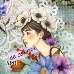 送料無料【A181コラージュ素材】Glee紙モノ/シール ジャンクジャーナル　人物　女子　雑日記　レトロ　花
