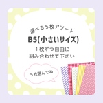 ※B5 5枚アソート専用ページ