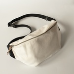 【N.a***様ご予約品】大きめ◇ボディバッグ◇生成り