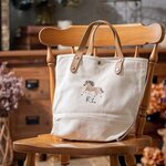 ✨再販中✨馬刺繍🐴累計1000個販売！保育園バッグ　馬刺繍🐴オリジナル　マザーズバッグ　馬好き　乗馬　出産祝い
