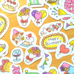 ハッピーバースデー☆かわいいプチシール