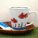 マグカップ　金魚