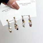 星のブラックシェルピアス