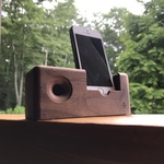 木製スピーカー　アウルmini 　ウォールナット