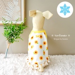 【犬服】ひまわりフリルキャミソール🌻接触冷感WaterCool❄️